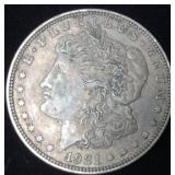 1921 Morgan Silver Dollar