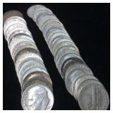 43 Pre-1965 Silver Dimes