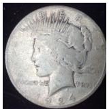 1924 Peace Silver Dollar