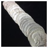 20 Franklin Half Dollars