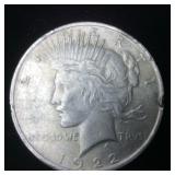 1922 Peace Silver Dollar