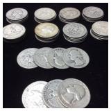 39 Pre-1965 Silver Quarters 90% Silver