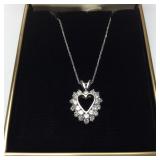 DIAMOND HEART PENDANT 1.25 CTW
