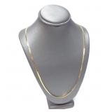 14KT GOLD SERPENTINE NECKLACE