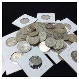 QTY 62 PRE-64 SILVER QUARTERS