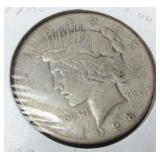 1928 SILVER PEACE DOLLAR