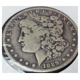 1889 MORGAN SILVER DOLLAR