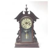 VINTAGE NEW HAVEN STRIKING ALARM CLOCK