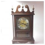 RIDGEWAY PILLAR & SCROLL MANTLE CLOCK