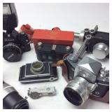 VINTAGE NIKON/LIETZ & JHAGEE DRESDEN CAMERA LOT