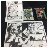 X-MEN SKETCH LOT SIGNED PASQUAL FERRY