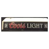 Vintage Coors Light Pool Table Light