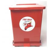 TEXACO DIRTY RAGS CONTAINER