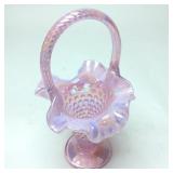 FENTON PINK BASKET FENTON PINK BASKET