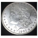 HI GRADE 1901 MORGAN SILVER DOLLAR NEW ORLEANS