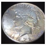 1922 SILVER PEACE DOLLAR SAN FRANCISCO MINT 1922 SILVER PEACE DOLLAR SAN FRANCISCO MINT