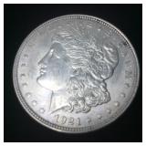 1921 SILVER MORGAN HIGH GRADE "P