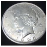 1925 SILVER PEACE DOLLAR PHILLY MINT