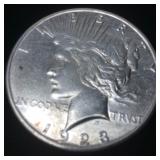 1923 SILVER PEACE DOLLAR SAN FRANCISCO MINT