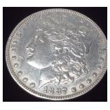 1887 SILVER MORGAN DOLLAR PHILLY MINT 1887 SILVER MORGAN DOLLAR PHILLY MINT