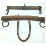 2 VINTAGE OXEN YOKES 2 VINTAGE OXEN YOKES