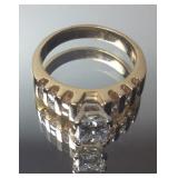 3.40DWT W .88 CARAT SQUARE CENTER DIAMOND 3.40DWT W .88 CARAT SQUARE CENTER DIAMOND