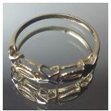 .55DWT YELLOW GOLD RING SIZE 7 1/4 .55DWT YELLOW GOLD RING SIZE 7 1/4