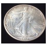 1990 99.9% SILVER EAGLE DOLLAR