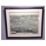 BIRDS EYE VIEW OF RALEIGH IN 1872 BIRDS EYE VIEW OF RALEIGH IN 1872