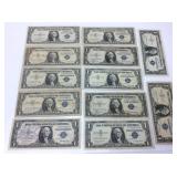 (12) $1 SILVER CERTIFICATE-BLUE SEAL NOTES (12) $1 SILVER CERTIFICATE-BLUE SEAL NOTES