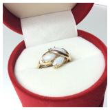 1.6 DWT 10KT OPAL MARQUISE STONE RING 1.6 DWT 10KT OPAL MARQUISE STONE RING