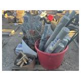 Lot of Mesh Wire Rolls,