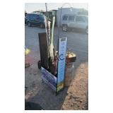 U.S. Whip Display, Hose Reel & Propane Tank