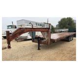 Homemade Gooseneck Trailer w/Metal Floor