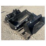 Lot of 3 New Mini Excavator Buckets