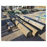 Lot of 3 Wood Posts