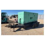 MQ Whisperwatt 125 KVA  AC Generator Trailer