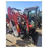MIVA VA13C Mini Excavator (Front Glass Broke)