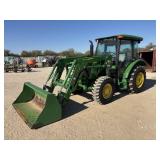 John Deere 5055E Cab/Air w/520M Loader 4WD