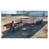 *Pintle Hitch Heavy Duty Equipment Trailer