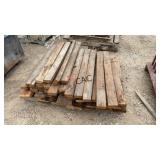 Lot of Assorted 2"X4" Wood