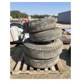 Lot of Assorted Tires and Wheels