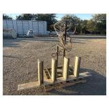 Lot of 2 Saddle Racks