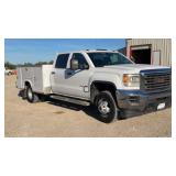 *2015 GMC 3500HD Crew Cab W/Workbed