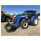 New Holland T5070 Cab/Air W/820TL Loader