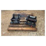 Lot of 2 Excavator Head Plates