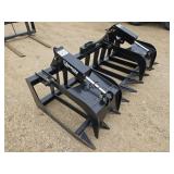 Manitou Skid Steer 72" Brush Grapple Bucket