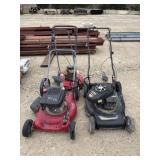 Lot of 3 Push Mowers