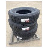 Lot of 4 NEW 11R22.5 LS751/16PR/M Semi Tires