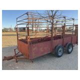 Homemade Stock Trailer